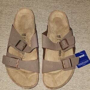 Birkenstock Brown Sandals with Buckles